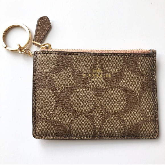 Coach Accessories - NWT Coach Gold Skinny Mini ID Case